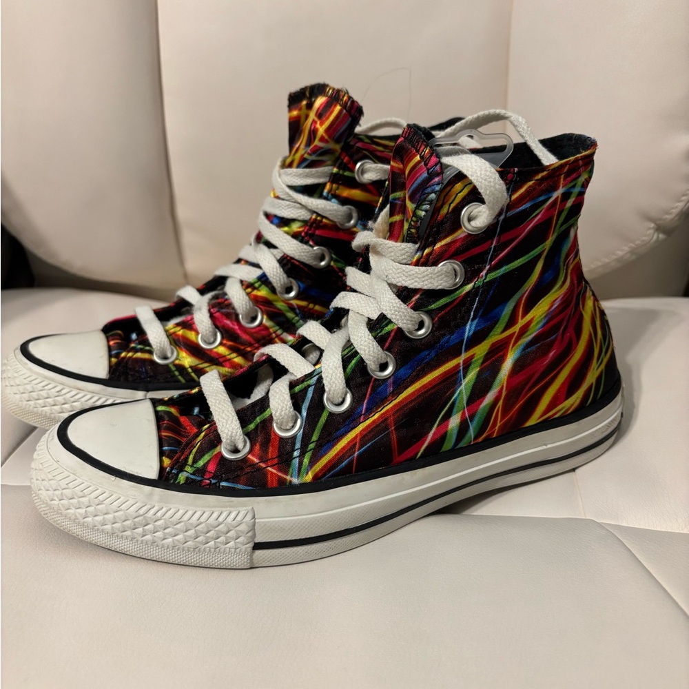 Converse Chuck Taylor AllStars Satin Neon Lights High Tops